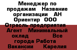 Менеджер по продажам › Название организации ­ АН Ориентир, ООО › Отрасль предприятия ­ Агент › Минимальный оклад ­ 50 000 - Все города Работа » Вакансии   . Карелия респ.,Петрозаводск г.